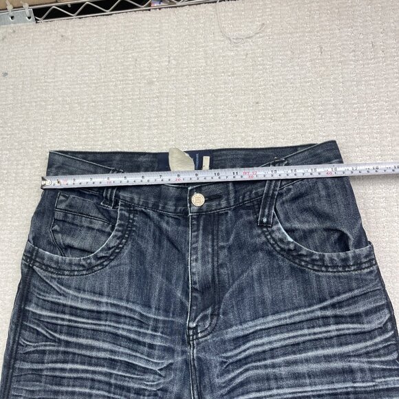 Vintage Karl Kani Jeans Patchwork Denim Baggy Hip Hop USA Men’s Read* - Picture 12 of 16